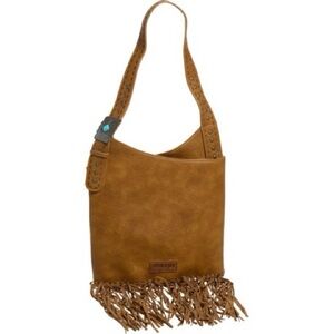 Wrangler Brown Fringe Shoulder Bag